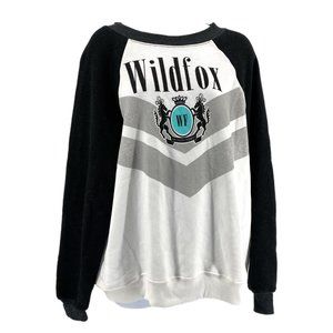 Wildfox Black and White Classic Sweatshirt | Made in United States